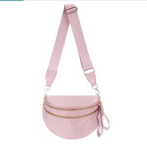 Stylish Pink Crossbody Bum Bag